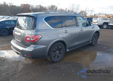 2019 Nissan Armada Platinum z USA, uszkodzony, nr VIN JN8AY2NEXK9757116